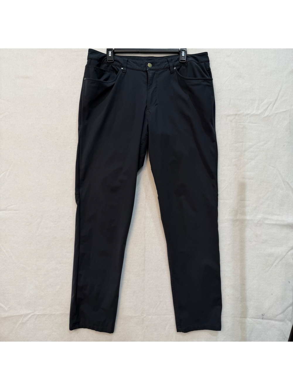 Lululemon ABC Pants Men's 36x32 Gray Pants LM5ADFS 5 Pocket Stretch Chino